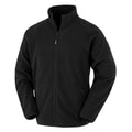 Heren Fleece Vest Result Recycled R903X Zwart